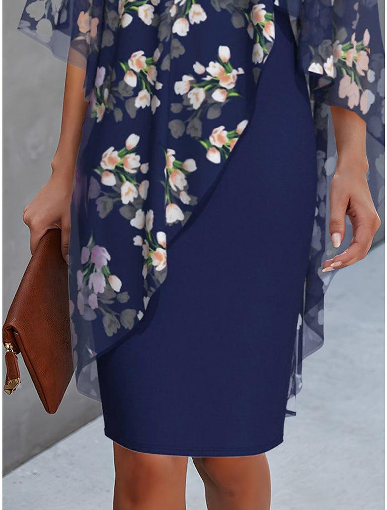 Stilla | Trykt Elegant Kjole