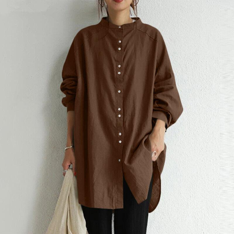 Stilla | Retro Stil Casual Skjorte