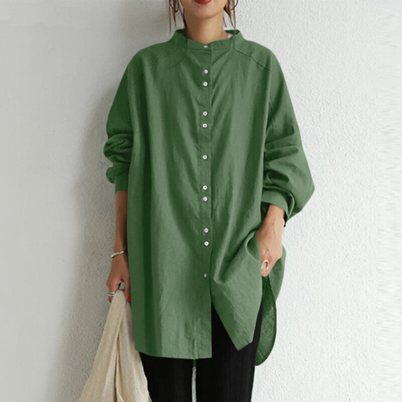 Stilla | Retro Stil Casual Skjorte