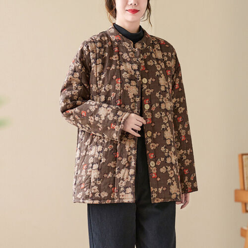 Stilla | Blomstret Jakke Vintage-Stil