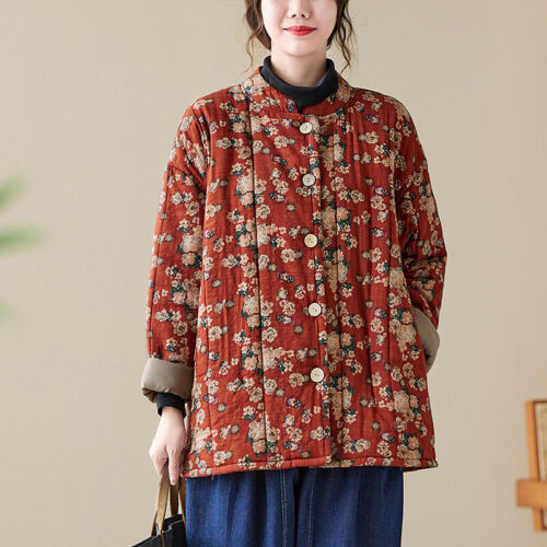 Stilla | Blomstret Jakke Vintage-Stil