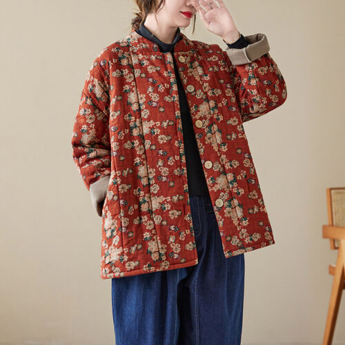 Stilla | Blomstret Jakke Vintage-Stil
