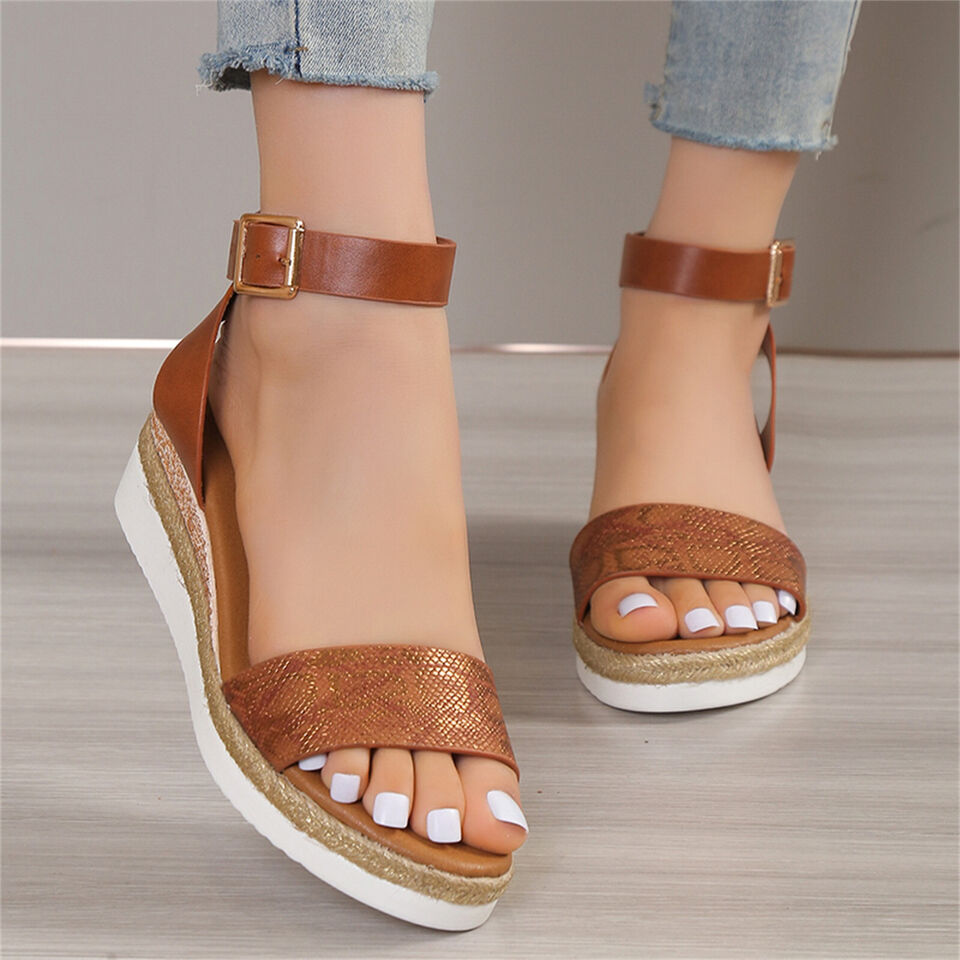 Stilla | Kvinders Sandaler Med Slangeskindsdesign