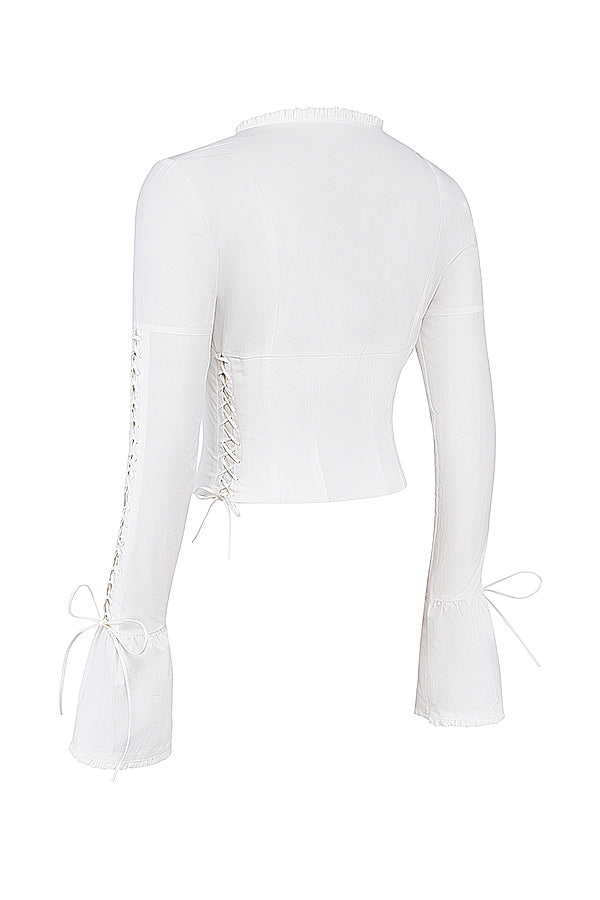 Stilla | Hvid Blonde Top