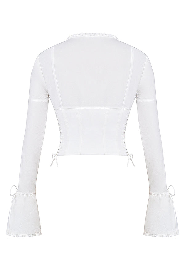 Stilla | Hvid Blonde Top