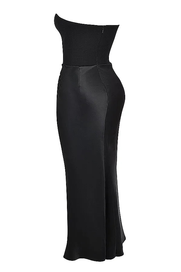 Stilla | Elegant kjole med satin drapering