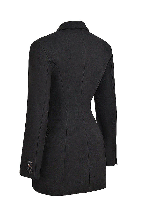 Stilla | Sort Blazer-Kjole