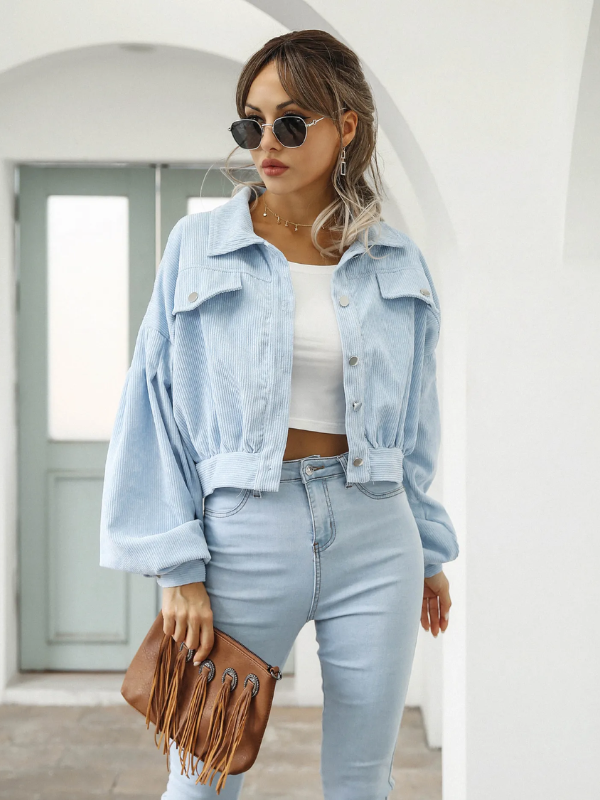 Stilla | Cropped Bomber Jakke til Kvinder
