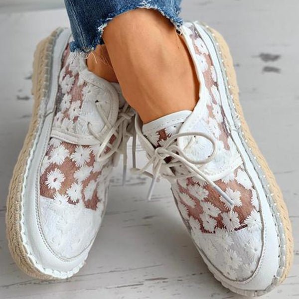 Stilla | Sneakers Med Broderi