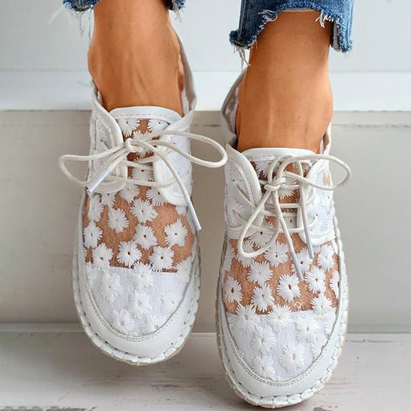 Stilla | Sneakers Med Broderi