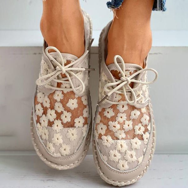 Stilla | Sneakers Med Broderi