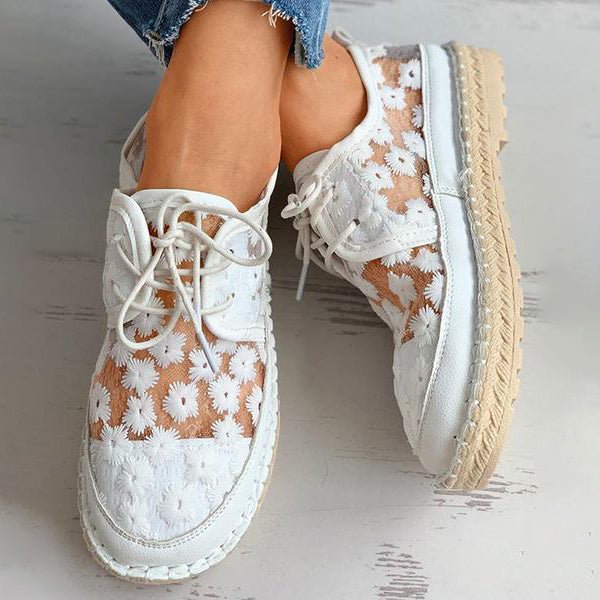 Stilla | Sneakers Med Broderi
