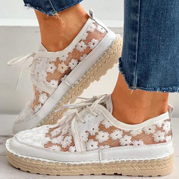 Stilla | Sneakers Med Broderi