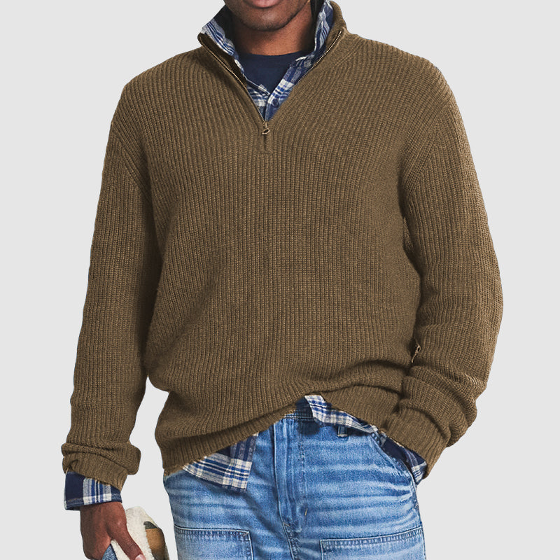 Stilla | Cody Pullover Business Casual Med Lynlås