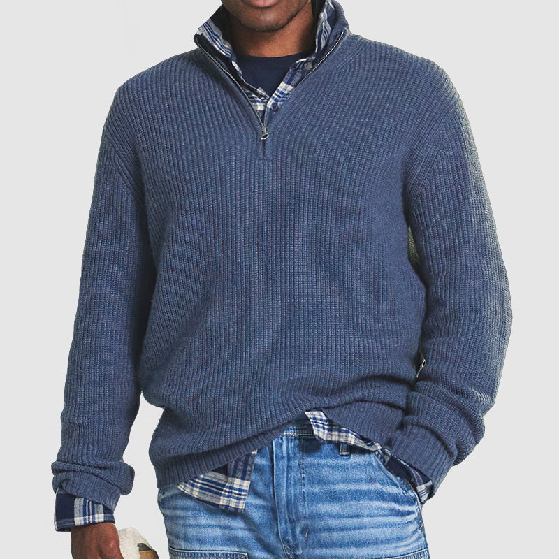 Stilla | Cody Pullover Business Casual Med Lynlås