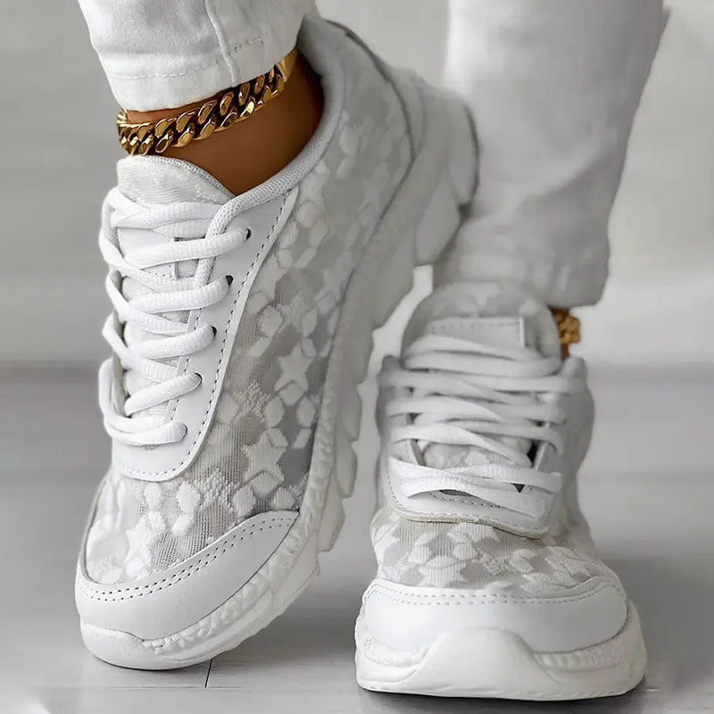 Stilla | Behagelige Hvide Sneakers