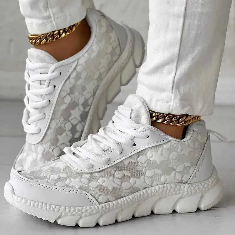 Stilla | Sneakers Trendy Stil Åndbart Materiale Perfekt Til Daglig Brug