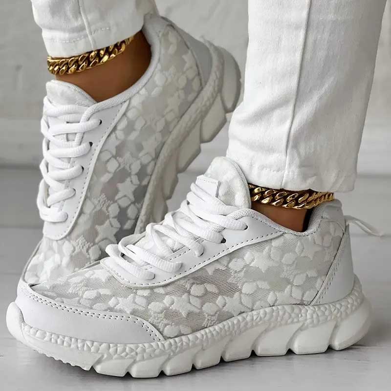 Stilla | Behagelige Hvide Sneakers