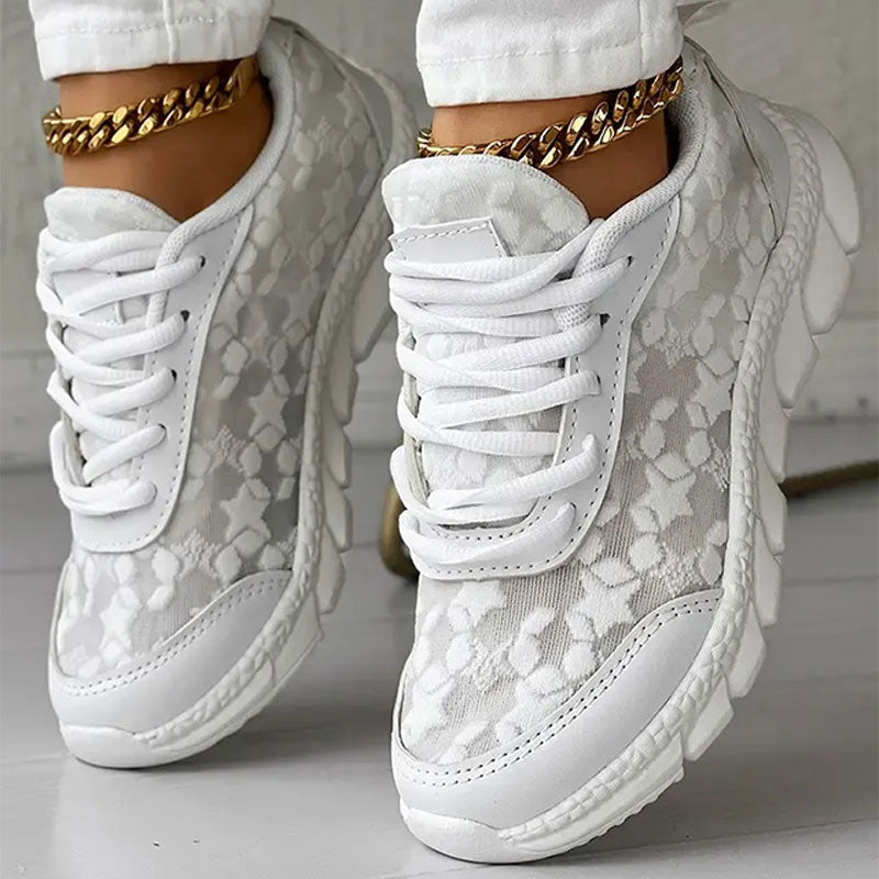 Stilla | Behagelige Hvide Sneakers