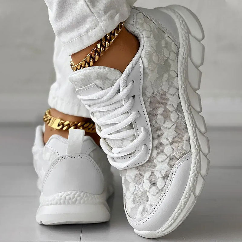 Stilla | Behagelige Hvide Sneakers