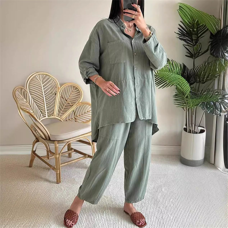 Stilla | Dame Delte Outfits, Oversized Skjorte Og Bukser
