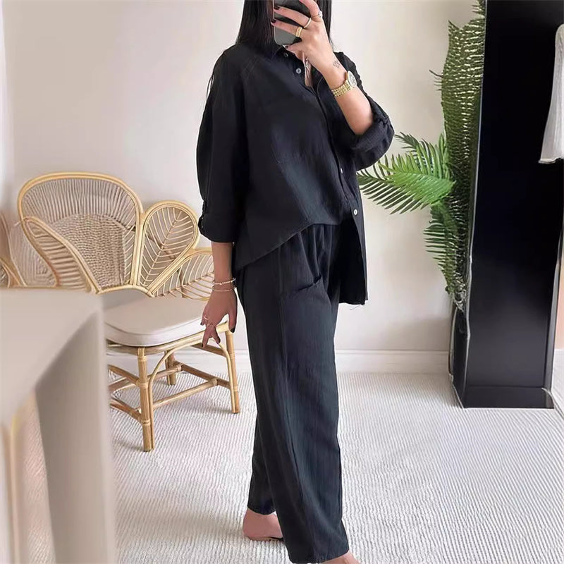 Stilla | Dame Delte Outfits, Oversized Skjorte Og Bukser
