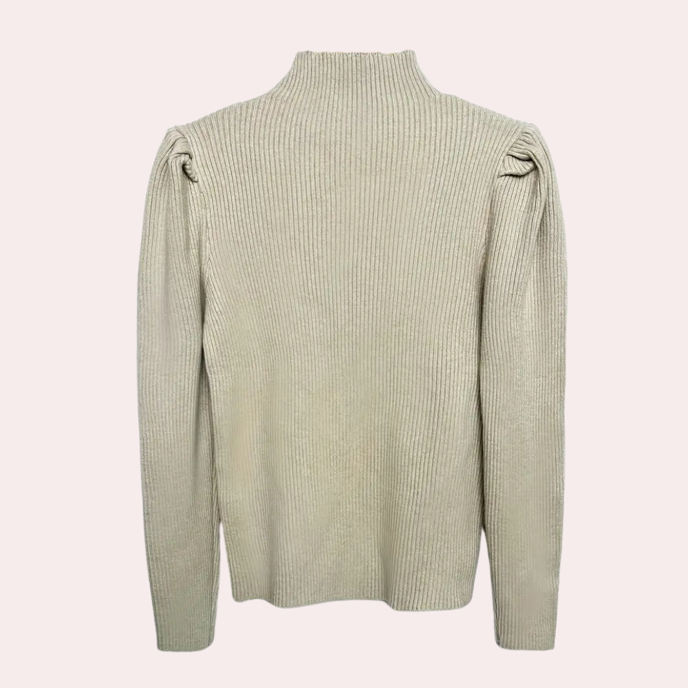 Stilla | Luksuriøs Ribbet Sweater Til Kvinder