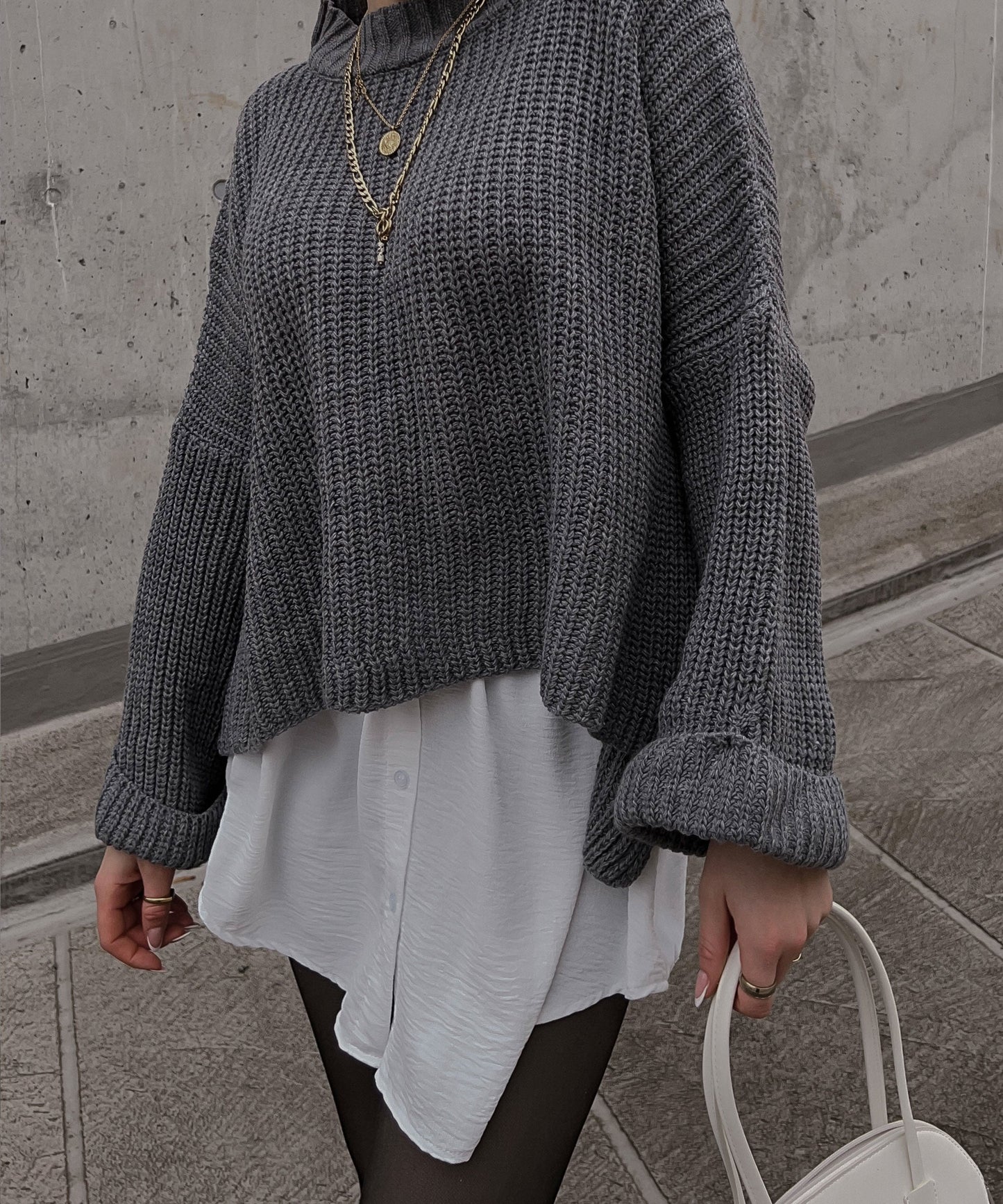 Stilla | Elegant Bluserock Hvid