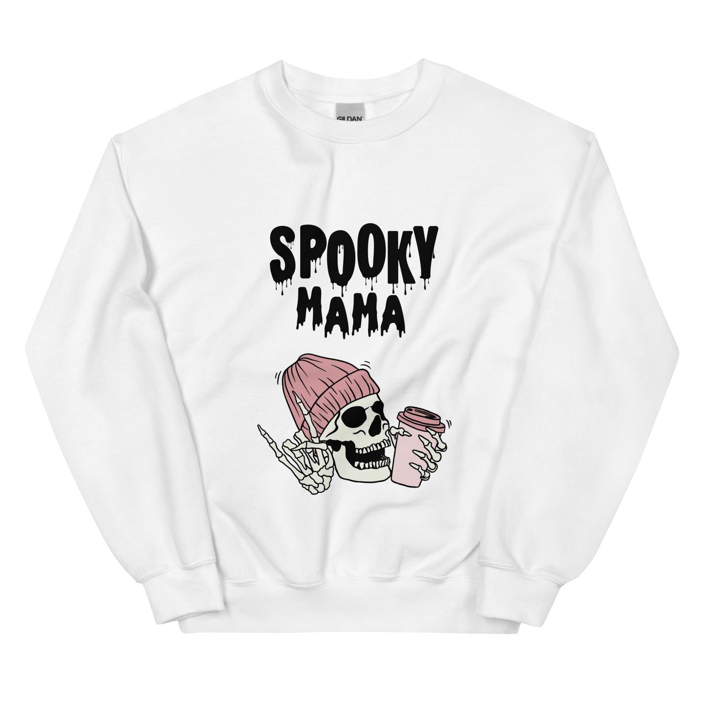 Stilla | Pink Skeleton Mama Sweatshirt
