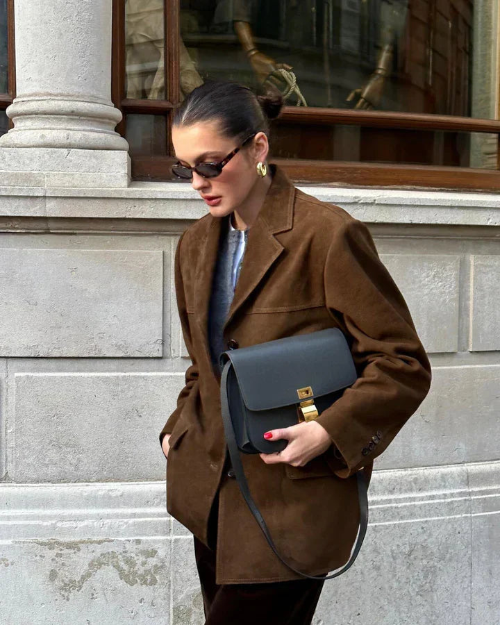 Stilla | Klassisk Ruskindsblazer