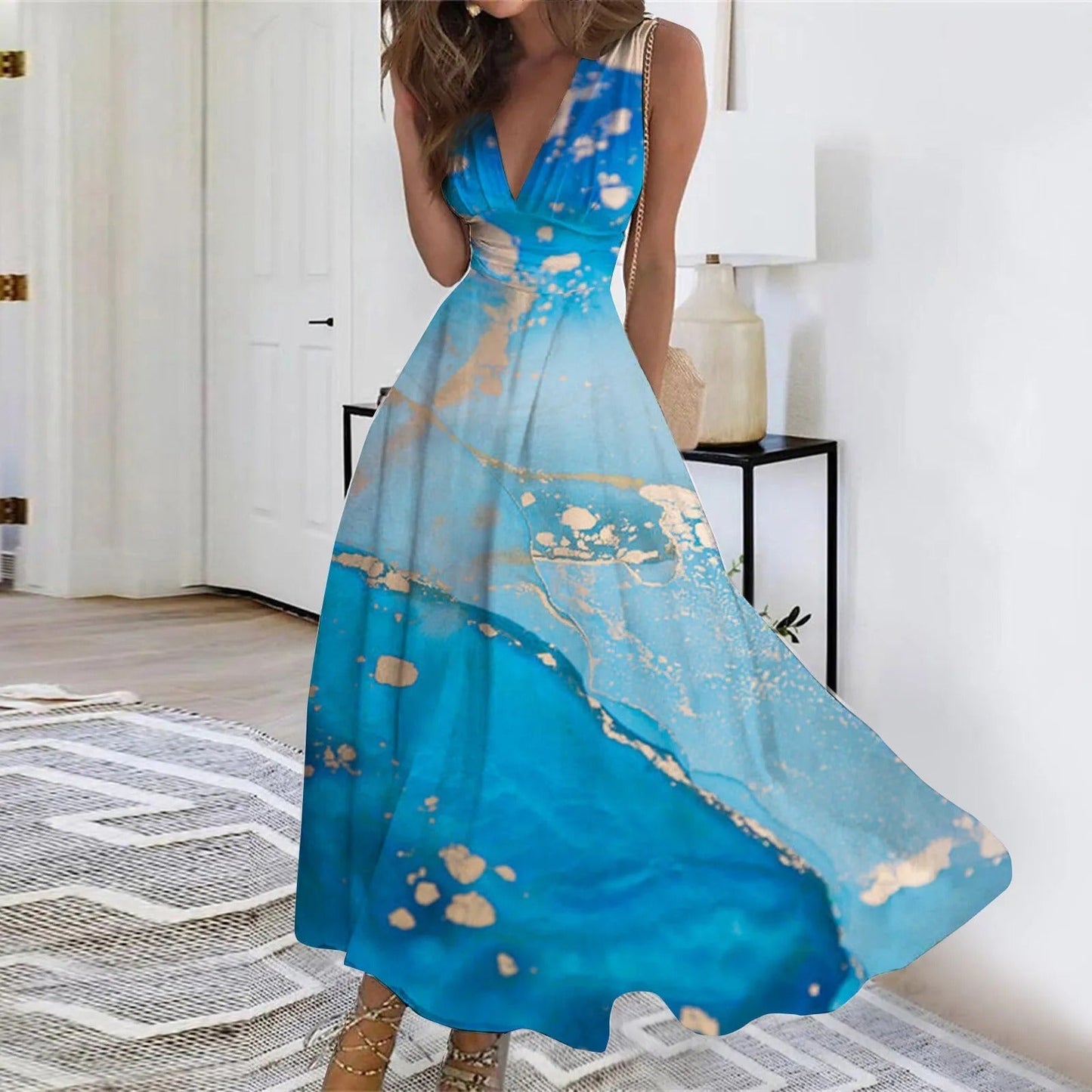 Stilla | Elegant Kjole med Print