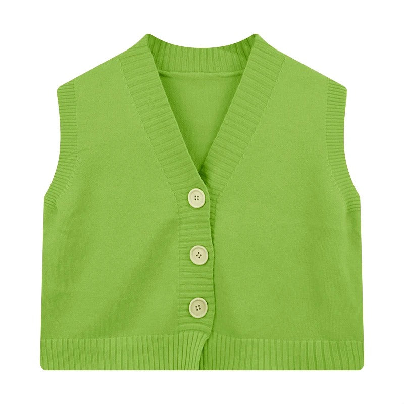 Stilla | Strikket Vest Med Knapper Til Damer