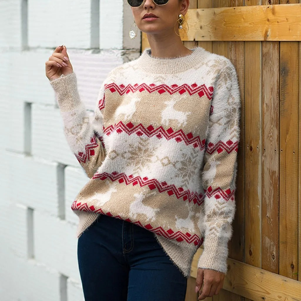 Stilla | Dame Retro Look Norsk Trøje