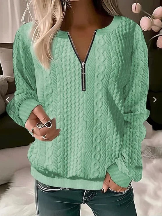 Stilla | Pullover Af Drejet Strik