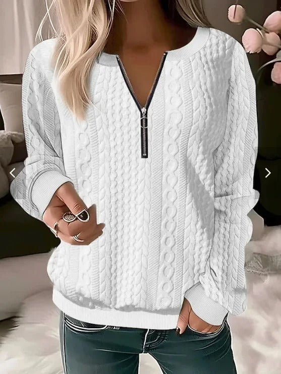 Stilla | Pullover Af Drejet Strik