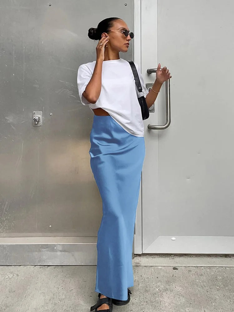 Stilla | Elegante Nederdele Satin