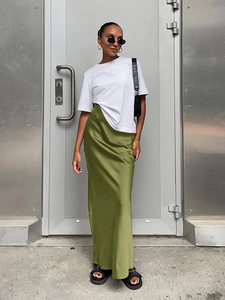 Stilla | Elegante Nederdele Satin
