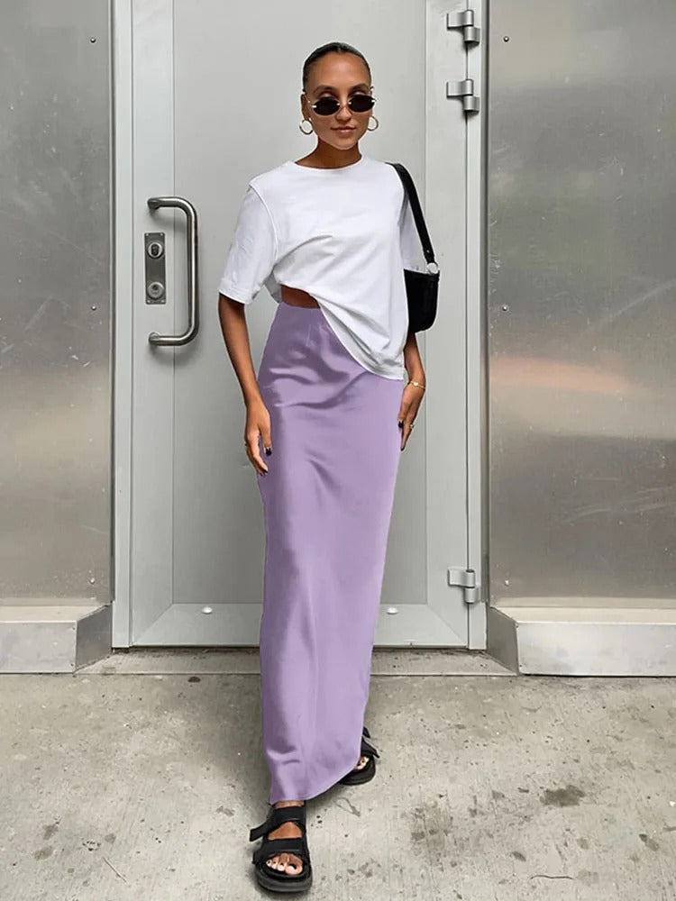 Stilla | Elegante Nederdele Satin