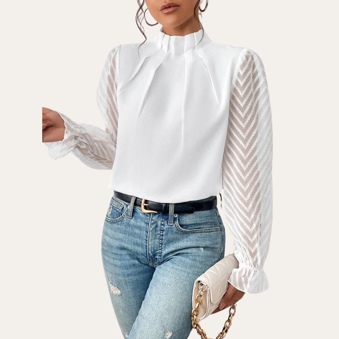 Stilla | Formel Chiffon Top Kvinder