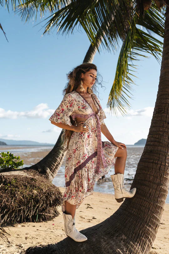 Stilla | Printet Boho-Kjole