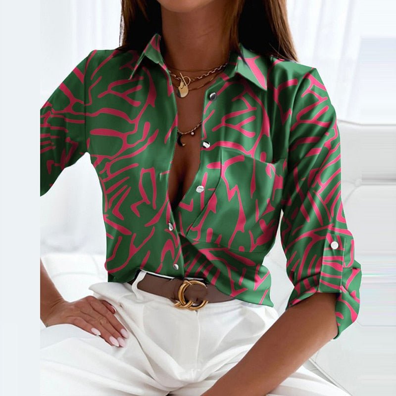 Stilla | Bluse Med Klapkrave