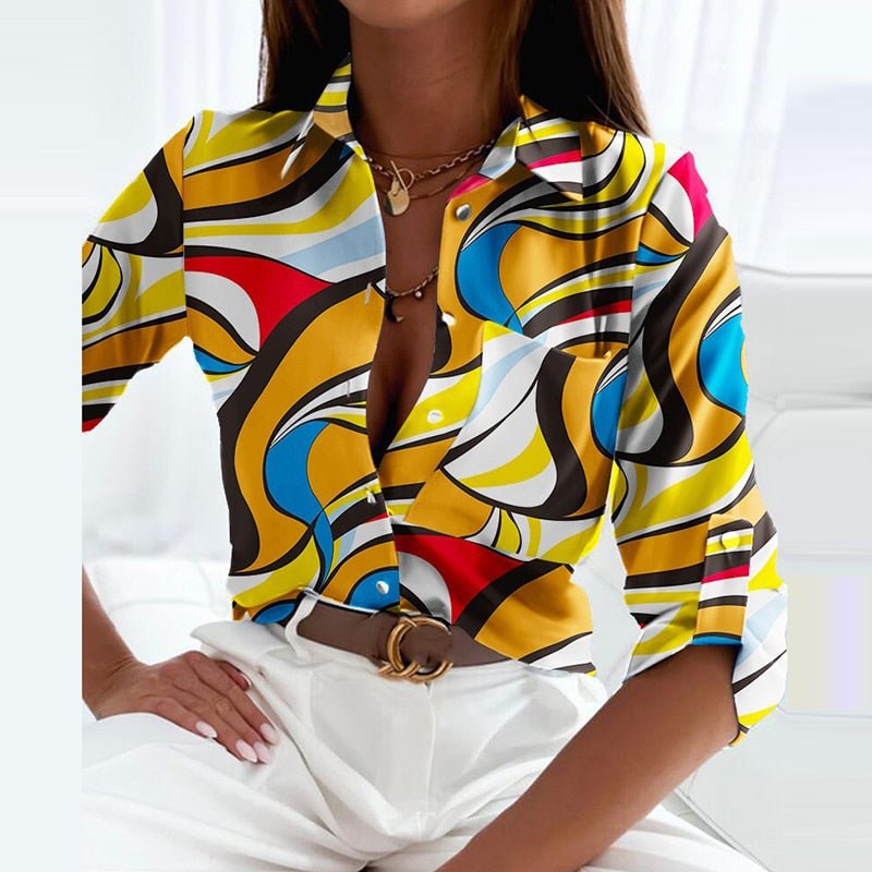 Stilla | Bluse Med Klapkrave