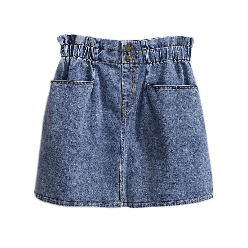 Stilla | Kvinders 3 7xl Fashion Designer Denim Mini Nederdele (plus Størrelse)