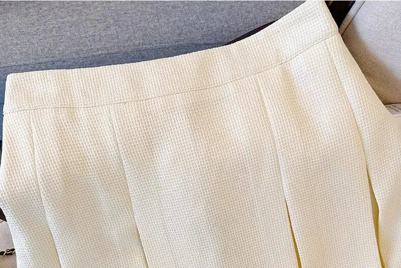 Stilla | Kvinders 5 9xl Mode Designer Høj Talje Plisserede Nederdele (plus Størrelse)