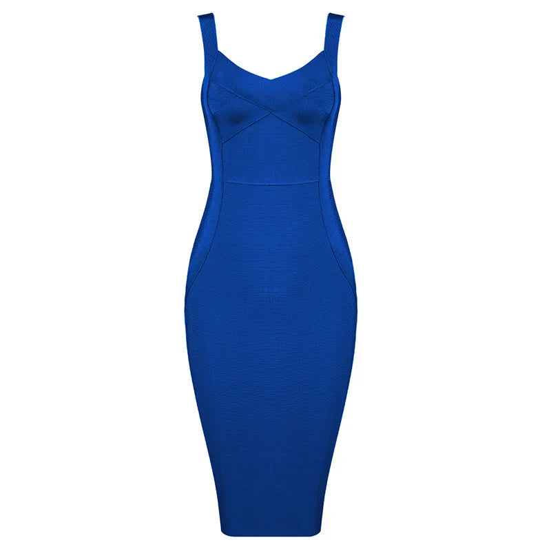 Stilla | Kvinders Bandage Mode Designer Bodycon Kjoler (midi)