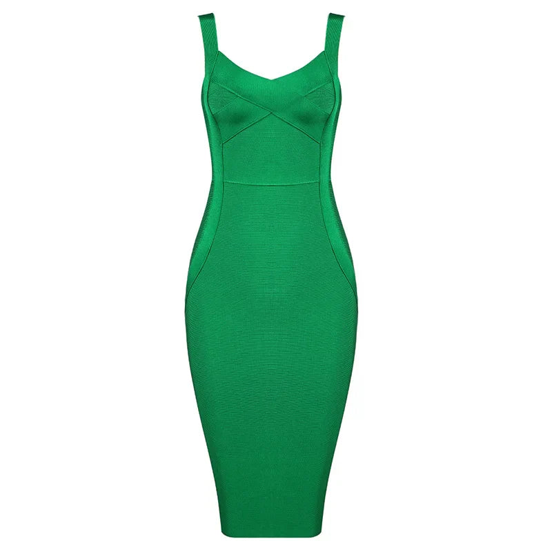Stilla | Kvinders Bandage Mode Designer Bodycon Kjoler (midi)