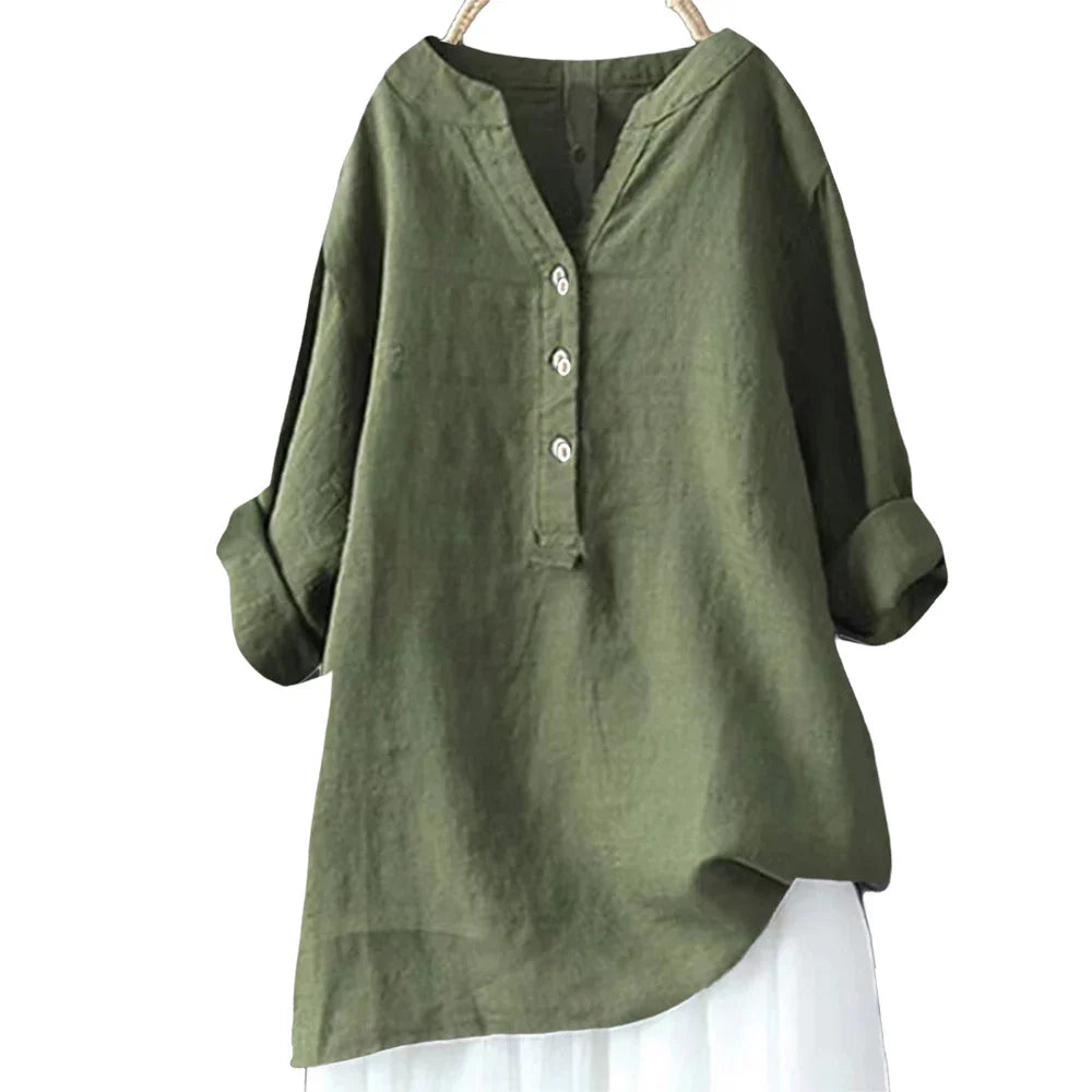 Stilla | Kvinders Bluse Linned Trøje 5xl Mode Designer Langærmede Toppe (plus Størrelse)