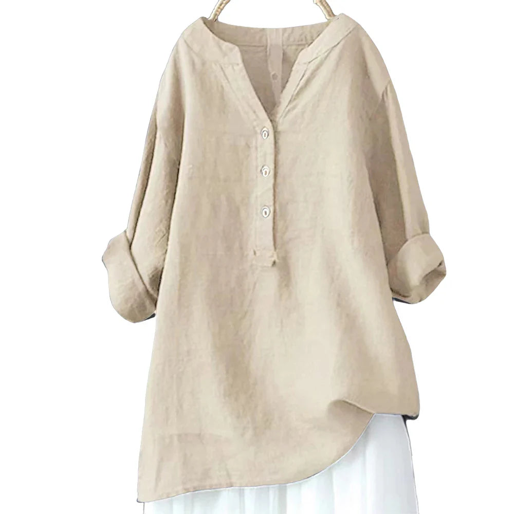 Stilla | Kvinders Bluse Linned Trøje 5xl Mode Designer Langærmede Toppe (plus Størrelse)