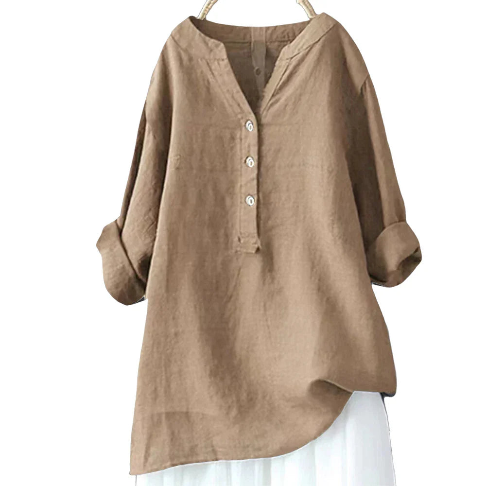 Stilla | Kvinders Bluse Linned Trøje 5xl Mode Designer Langærmede Toppe (plus Størrelse)