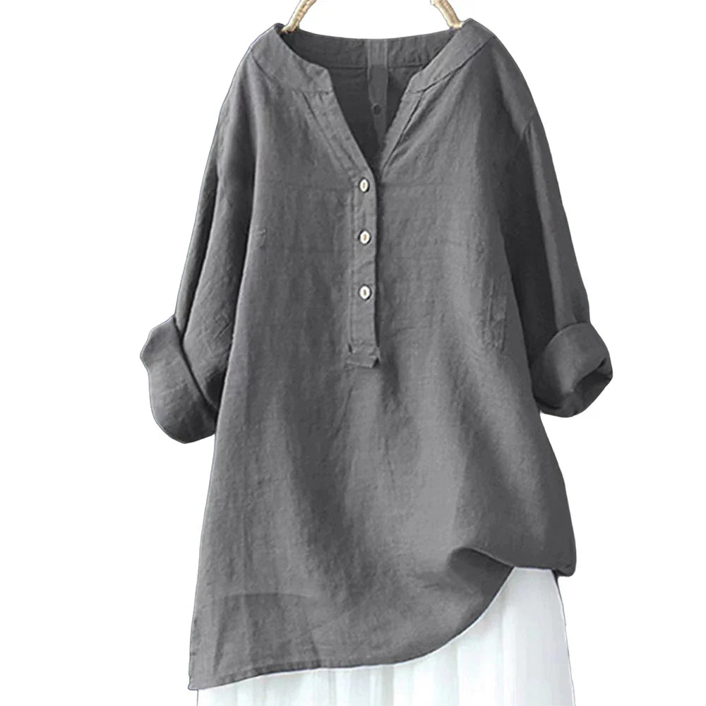 Stilla | Kvinders Bluse Linned Trøje 5xl Mode Designer Langærmede Toppe (plus Størrelse)